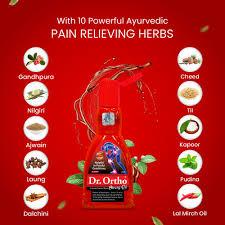 Dr Ortho Pain Relief Ayurvedic Medicine Oil - Image 3